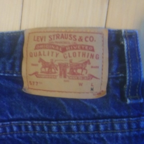 Levi's 577 low rise loose fit 16 M Miss jeans - Picture 4 of 13